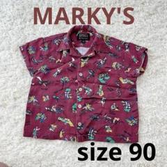 マーキーズ　アロハシャツ　90