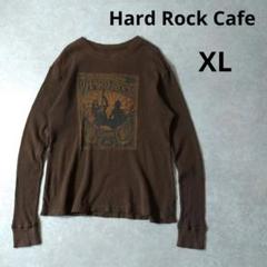 ハードロックカフェ（Hard Rock Cafe）プリント長袖カットソー　ロンT