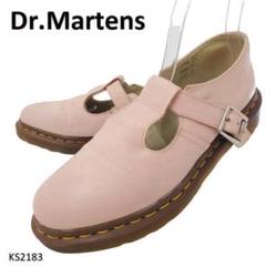 レアカラー Dr.Martens POLLEY メリージェーン UK4 Dr Martens☆POLLEY FLOWER T-BAR☆メリージェーン☆BLACK (Dr