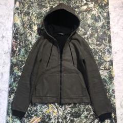 【美品】アーペーセー-A.P.C.-プリントコーティングフーディーパーカー