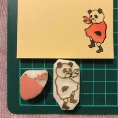 消しゴムはんこ　［パンダレンジャー］のサムネイル