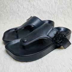 LOEWE カーフスキン フレックス アナグラム スライド 関税送料込 ☆定価27,500円/ ロエベ LOEWE / カーフスキン スラップ