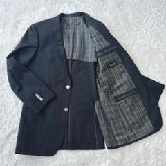 【美品】バーバリーブラックレーベル テーラード 銀ボタン スーパー120 L