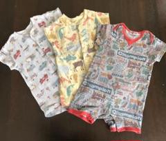 SPUNKY KIDS 半袖ロンパース 80サイズ他 3着セット
