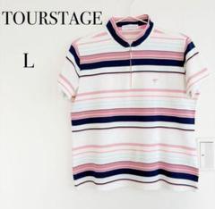 【美品】TOURSTAGE ツアーステージ　レディースゴルフシャツ　ゴルフウェアのサムネイル