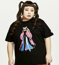 セーラームーン ブラックレディ プリントTシャツ PUNYUS 渡辺