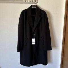 極美品】 ZARA 4WAY COAT チェスターコート XL 黒 送料無料