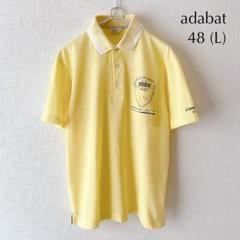 【 adabat アダバット 】 半袖 ポロシャツ ゴルフウェア 48 (L)