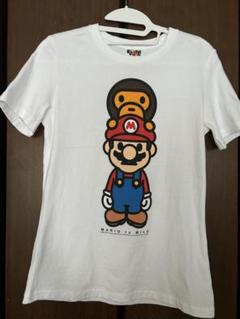 エイプ マリオ XL a bathing ape x Super Mario Bros. Milo Mario Full zip hoodie