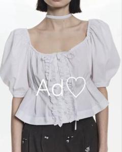 【新品未使用】Bibiy. CYNTHIA CROPPED BLOUSEのサムネイル
