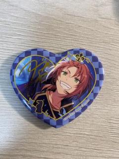 レオ ハート缶 新品☆あんスタ☆Knights【月永レオ】ハートカンバッジ☆ハート