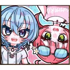 手描きイラスト 小色紙 miComet さくらみこ 星街すいせい ホロナツ
