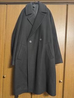 未使用】イーヴォチェスターコート50 L相当グリーンバージンウール