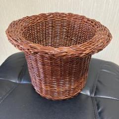 籐カゴ　プランタ− かご