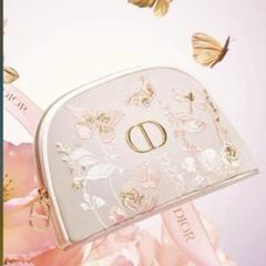 ディオール DIOR ポーチ 刺繍 ノベルティ - メルカリ