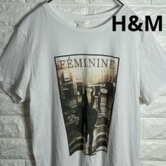 H&Mエイチアンドエム・レディスTシャツ/M/ホワイト