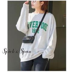新品未使用品　スピックアンドスパン ロゴスウェット Spick & Span｜ルーズロゴスウェット | Rakuten Fashion(楽天