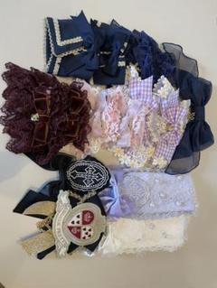 angelic pretty♡ヘッドドレス2点セット♡未使用 Angelic Pretty（ヘッドドレス/ドレス）のフリマアイテム一覧
