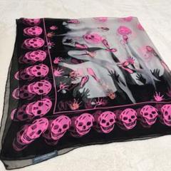 幻希少色✨AlexanderMcQueen アレキサンダーマックイーン スカーフ