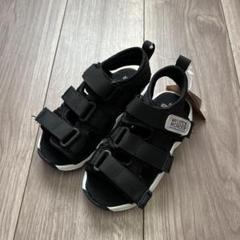 MY LITTLE WONDER ベルト付きサンダル ブラック　18.0