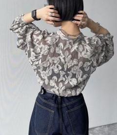 ページボーイ　レース　ジャケット　花柄　シースルーシャツ　サイドゴア　ブーツ ページボーイ レース ジャケット 花柄 シースルーシャツ