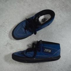 VANS HALF CAB ハーフキャブ ミッドカット ブルー スケシュー 29のサムネイル