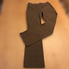 MACPHEE 刺繍入りブラウンパンツ 36