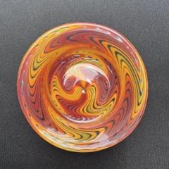 XODAS 小皿　Dish ボロシリケイトガラス　Fire Pattern