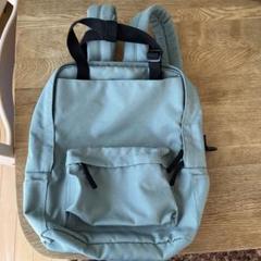 ミントグリーン リュック　無印良品