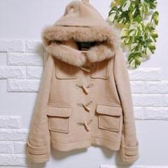 ビーラディエンス　ダッフルコート　美品　フォックスファー フード　お洒落　秋冬