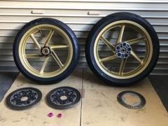 引き取り限定 NSR250R MAGTEKホイール前後セット、ダンロップQ5A 引き取り限定 NSR250R MAGTEKホイール前後セット、ダンロップQ5A