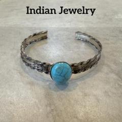 Indian Jewelry Railen・K ターコイズシルバーバングル Indian Jewelry Railen・K ターコイズシルバーバングル - メルカリ