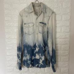 AMERICAN EAGLE グラデーションデニムシャツ サイズS