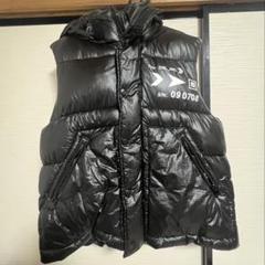 希少✨DIESEL(ディーゼル)　ダウンベスト ブラック　Mサイズ相当 入手困難✨ ディーゼル diesel ダウンベスト コーデュロイ ブラック