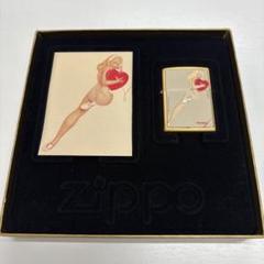 ◎未使用 ZIPPO限定 ペティガール ピンナップアート ハート