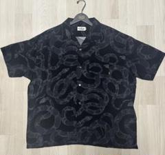 極美品 数量限定 CALEE スネークパターン 総柄 S/S シャツ グレー M CALEE - ALLOVER SNAKE PATTERN SH ＜EXCLUSIVE＞ (BLACK