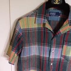 80s　Polo By Ralph Lauren　オープンシャツ　半袖　М