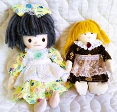 ★　カントリードール2体と洋服のセット ★　1