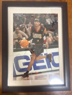 Allen Iverson　アレン・アイバーソン　サイン入写真　証明書付