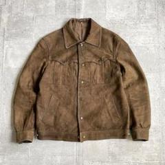 ★美品★AllTheWay スエード スウェードレザートラッカージャケット L Levi's(リーバイス) / レザージャケット/--/スウェード/CML/60s
