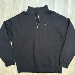 Nike ブラック ハーフジップ スウェット XL