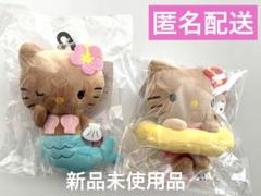 ☆ハローキティ　日焼けキティ　人魚　マスコットチャーム　50周年アベイル☆