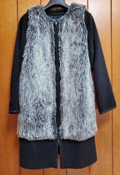 【定価¥52500】Archi ノーカラーファーコート