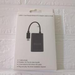 Type c カードリーダー　USB 3.0 HUB 　SDカード