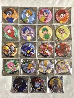 デジモンアドベンチャー缶バッジコンプリートセット16個anibirth