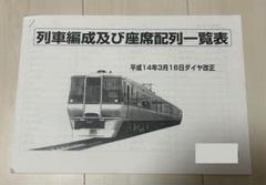 本日限定値下げ！JR北海道列車編成及び座席配列一覧表 平成14年 鉄道資料非売品 本日限定値下げ！JR北海道列車編成及び座席配列一覧表 平成14年