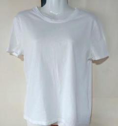 ZARA ホワイト半袖Tシャツ ホワイトTシャツ レディースTシャツのサムネイル