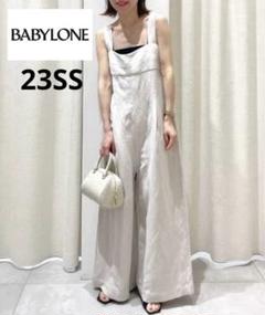 23SS BABYLONEレーヨンリネンコンビネゾン - メルカリ