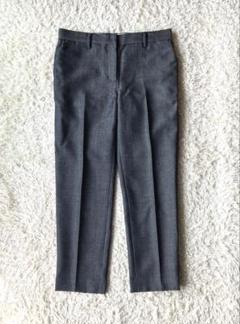 美品◯helder テーパード センタープレス パンツ デニム風 ネイビー 38