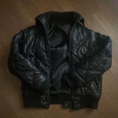 短丈 ライダース fur jacket 斜めジップ archive opium トランスフォーム・Wライダース ロックファッション・バイカー